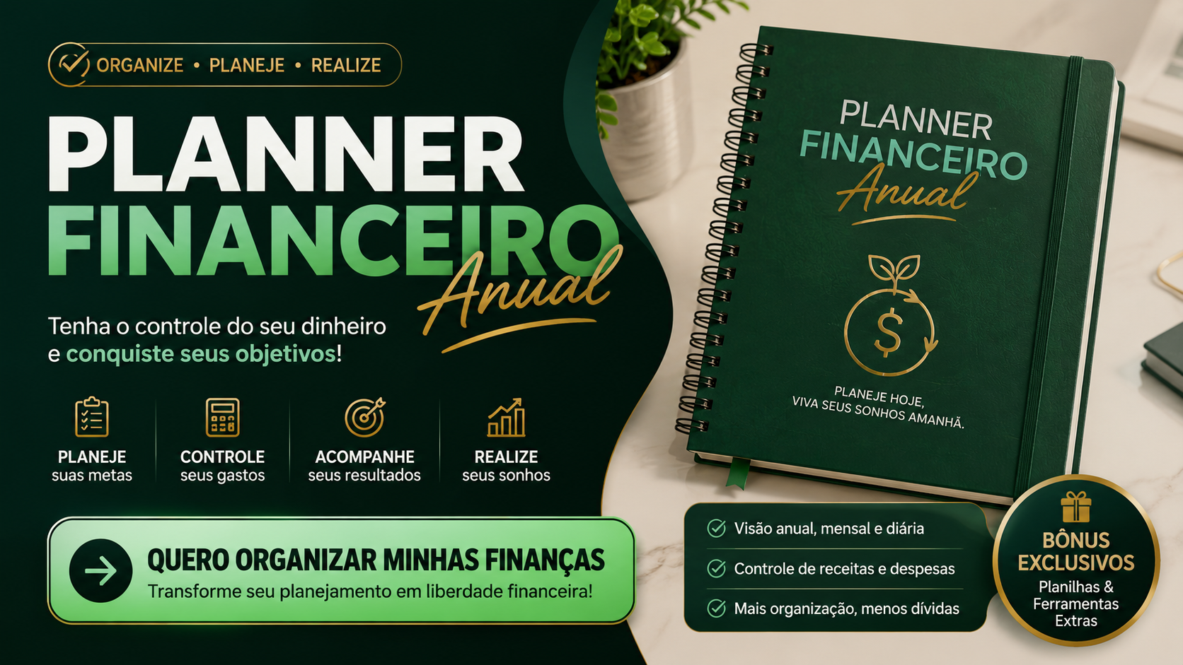 Planner Financeiro Anual